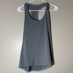 Women's Gray Athlete Racerback Tank Top